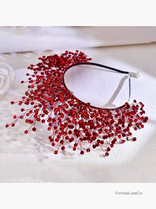 Rhinestone Crystal Headpiece Tiara Crown Headband for Women main image 6